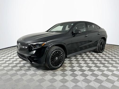 Obsidian Black Metallic 2025 Mercedes-Benz GLC 300 4MATIC Coupe