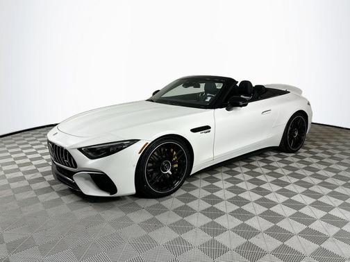 MANUFAKTUR Moonlight White Metallic 2022 Mercedes-Benz AMG SL 55 Base