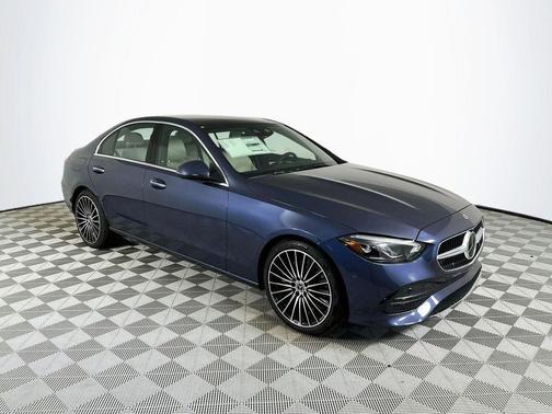 Blue 2026 Mercedes-Benz C-Class C 300 4MATIC