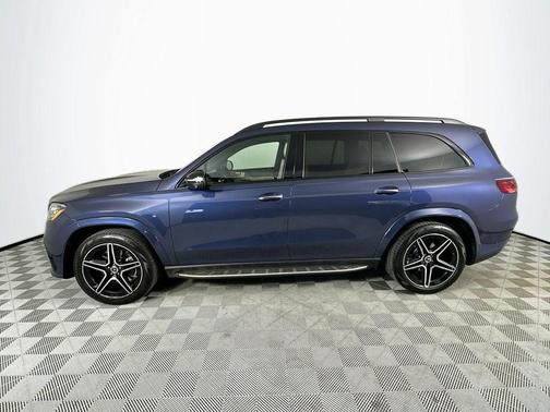 Twilight Blue Metallic 2024 Mercedes-Benz GLS 450 4MATIC