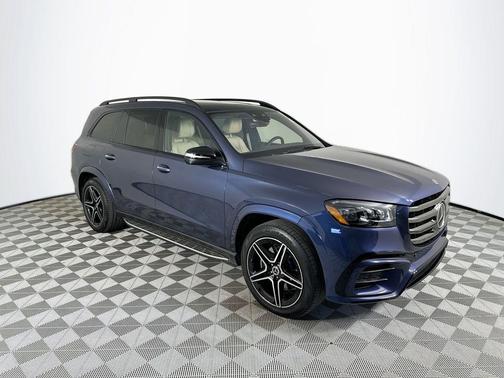 Twilight Blue Metallic 2024 Mercedes-Benz GLS 450 4MATIC