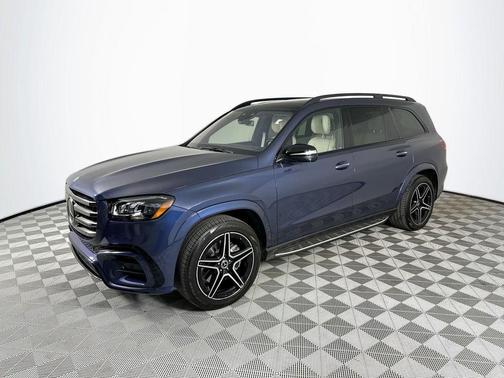 Twilight Blue Metallic 2024 Mercedes-Benz GLS 450 4MATIC