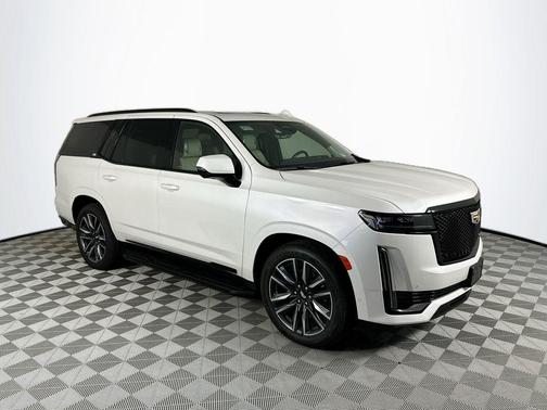 Crystal White 2021 Cadillac Escalade Sport