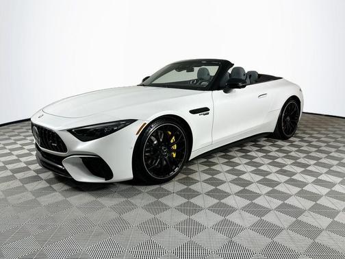 Moonlight White 2023 Mercedes-Benz AMG SL 63 Base