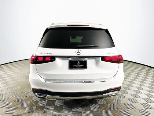 Polar White 2025 Mercedes-Benz GLS 580 Base 4MATIC