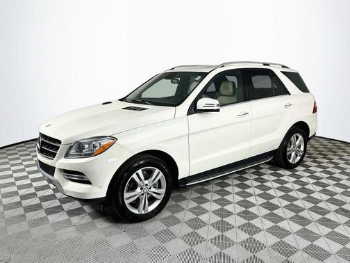 White 2013 Mercedes-Benz M-Class ML 350 4MATIC