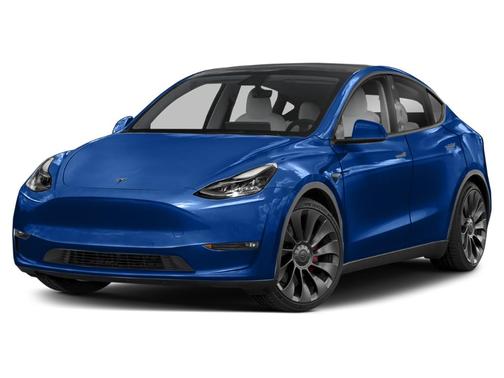 Blue 2022 Tesla Model Y Long Range