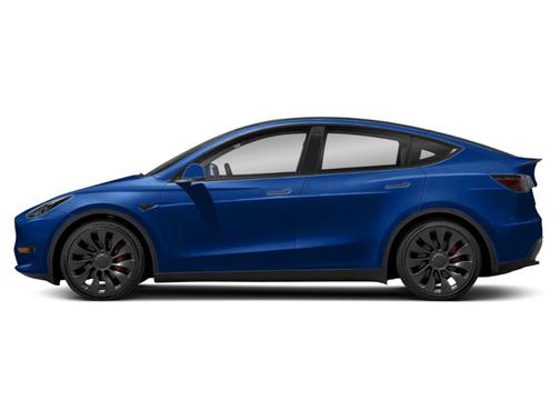 Blue 2022 Tesla Model Y Long Range