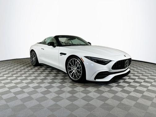 Moonlight White 2026 Mercedes-Benz AMG SL 43 Base