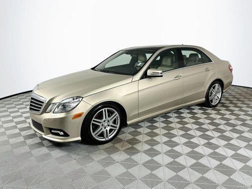 Pearl Beige 2010 Mercedes-Benz E-Class E 350 4MATIC