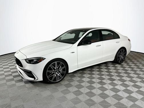 Polar White 2026 Mercedes-Benz AMG C 43 Base 4MATIC