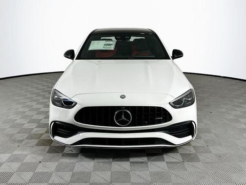 Polar White 2026 Mercedes-Benz AMG C 43 Base 4MATIC