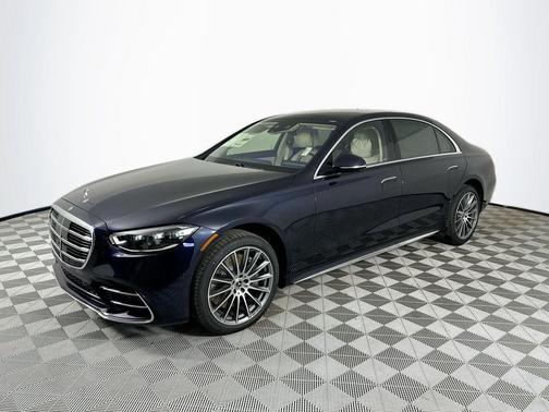 Blue 2026 Mercedes-Benz S-Class S 500 4MATIC