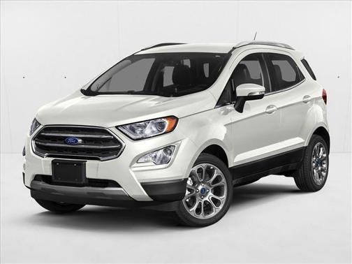 White Platinum Metallic Tri-Coat 2019 Ford EcoSport Titanium
