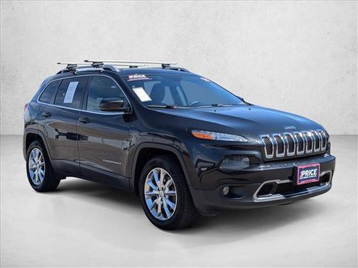 Brilliant Black Crystal Pearlcoat 2015 Jeep Cherokee Limited
