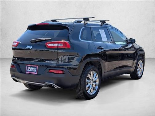 Brilliant Black Crystal Pearlcoat 2015 Jeep Cherokee Limited