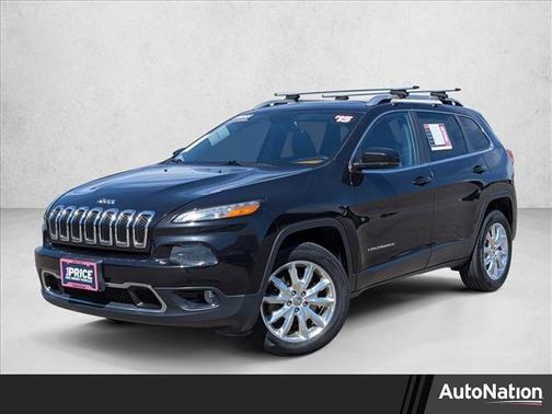 Brilliant Black Crystal Pearlcoat 2015 Jeep Cherokee Limited