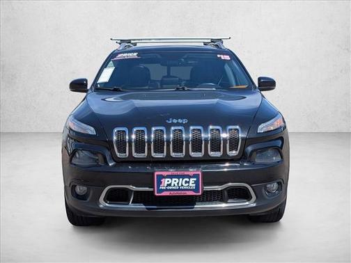 Brilliant Black Crystal Pearlcoat 2015 Jeep Cherokee Limited