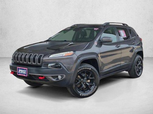 Granite Crystal Metallic Clearcoat 2017 Jeep Cherokee Trailhawk