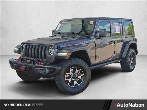 Granite Crystal Metallic Clearcoat 2018 Jeep Wrangler Unlimited Rubicon