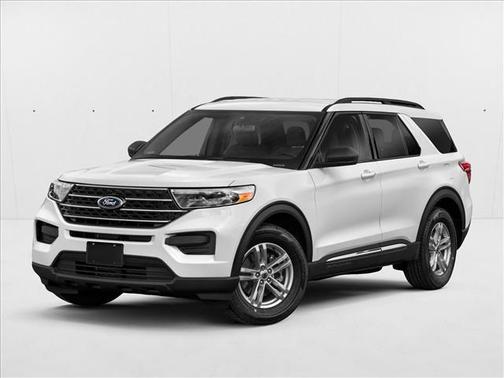 Star White Metallic Tri-Coat 2022 Ford Explorer XLT