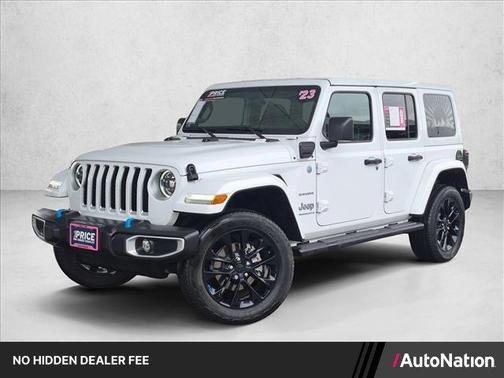 Bright White Clearcoat 2023 Jeep Wrangler 4xe Sahara