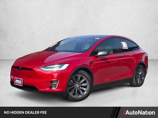 Red Multi-Coat 2019 Tesla Model X 75D