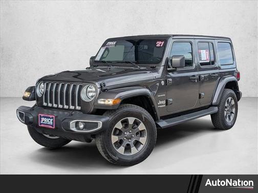 Granite Crystal Metallic Clearcoat 2021 Jeep Wrangler Unlimited Sahara