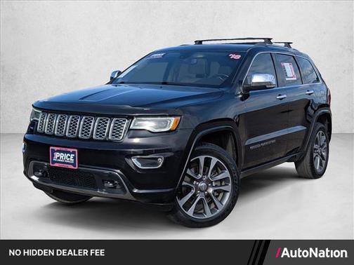 Diamond Black Crystal Pearlcoat 2018 Jeep Grand Cherokee Overland