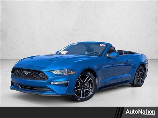 Velocity Blue Metallic 2020 Ford Mustang EcoBoost Premium