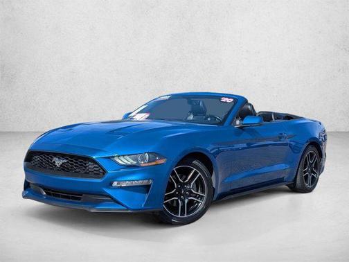 Velocity Blue Metallic 2020 Ford Mustang EcoBoost Premium