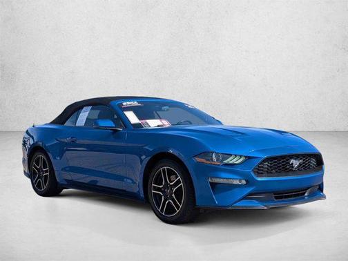 Velocity Blue Metallic 2020 Ford Mustang EcoBoost Premium
