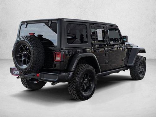 Black Clearcoat 2024 Jeep Wrangler Willys
