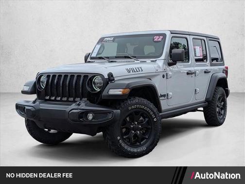 Silver Zynith Clearcoat 2022 Jeep Wrangler Willys