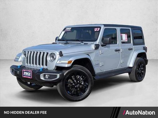 Silver Zynith Clearcoat 2023 Jeep Wrangler 4xe Sahara