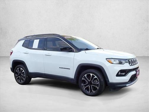 Bright White Clearcoat 2023 Jeep Compass Limited