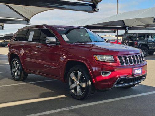 Deep Cherry Red Crystal Pearlcoat 2015 Jeep Grand Cherokee Overland