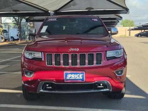 Deep Cherry Red Crystal Pearlcoat 2015 Jeep Grand Cherokee Overland