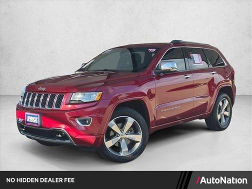 Deep Cherry Red Crystal Pearlcoat 2015 Jeep Grand Cherokee Overland