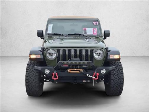 Sarge Green Clearcoat 2021 Jeep Wrangler Rubicon