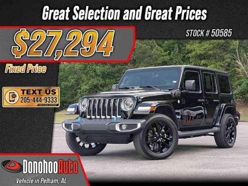 Black Clearcoat 2023 Jeep Wrangler 4xe Sahara