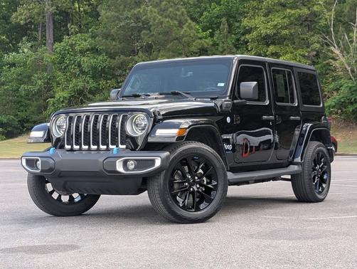 Black Clearcoat 2023 Jeep Wrangler 4xe Sahara