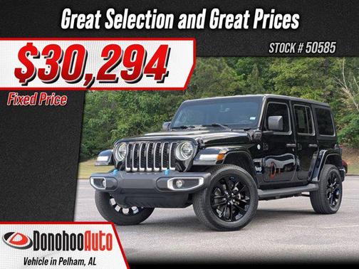 Black Clearcoat 2023 Jeep Wrangler 4xe Sahara