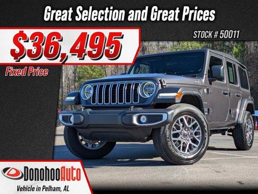 Granite Crystal Metallic Clearcoat 2024 Jeep Wrangler 4-Door Sahara 4x4
