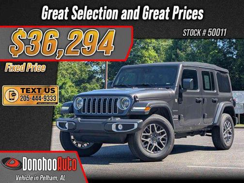 Granite Crystal Metallic Clearcoat 2024 Jeep Wrangler 4-Door Sahara 4x4