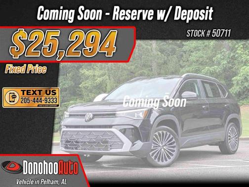 Deep Black Pearl 2025 Volkswagen Taos 1.5T SE