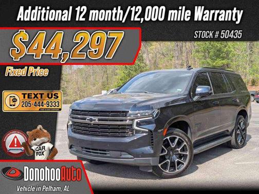 Midnight Blue Metallic 2022 Chevrolet Tahoe 2WD RST