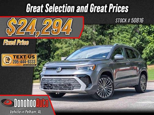 Platinum Gray Metallic 2025 Volkswagen Taos 1.5T SE