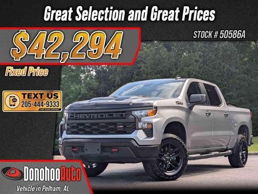 Sterling Gray Metallic 2024 Chevrolet Silverado 1500 Custom Trail Boss