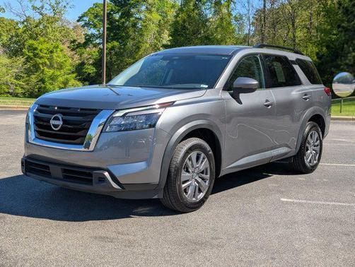 Gun Metallic 2024 Nissan Pathfinder SV 4WD